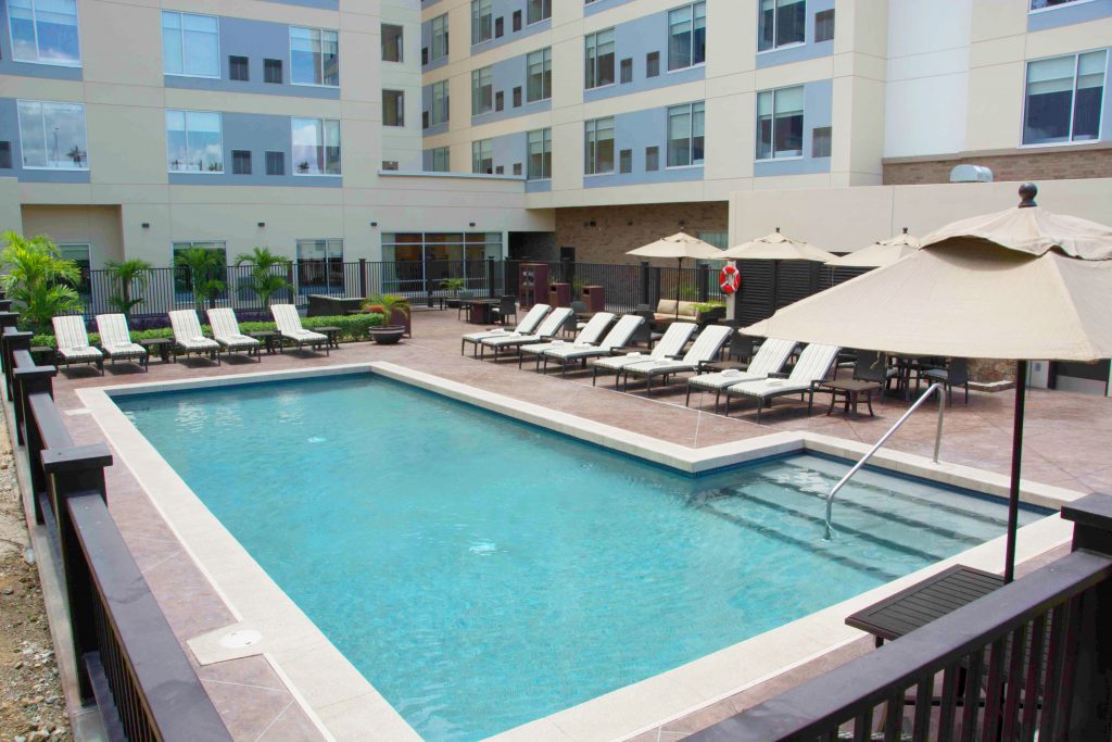 Hyatt Place Los Cabos recreation and pool area.