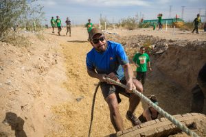Hermosillo Runner climbing wall Prohibido Rendirse Race