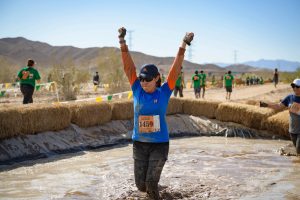 Hermosillo runner celebrating at Prohibido Rendirse Race