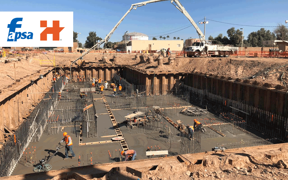 concrete pouring