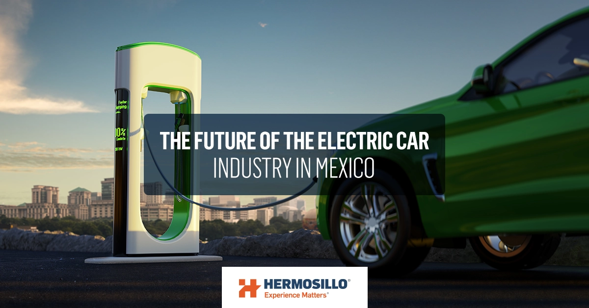 Cover or the blog post about the future of the electric car industry in Mexico.