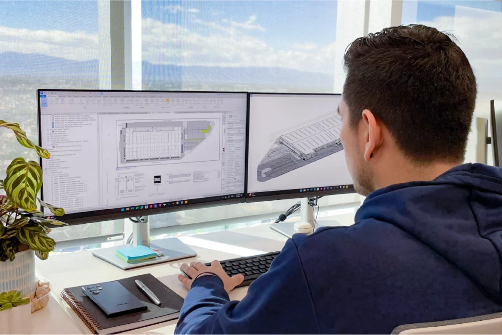 We provide a comprehensive design and construction service for all types of industrial projects in Mexico.